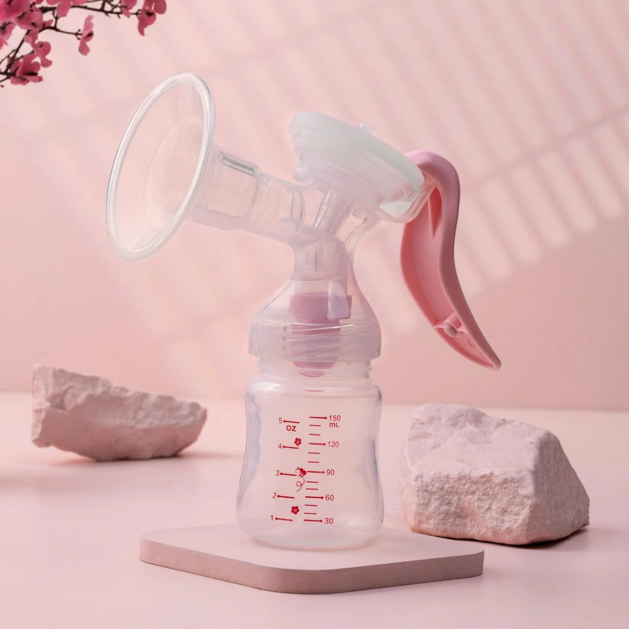 EasyFlowβ’ Manual Breast Pump β Comfortable, Portable & Quiet