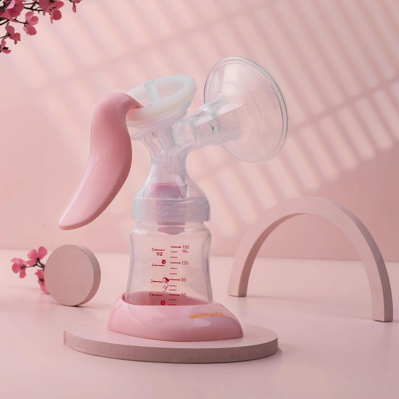 EasyFlowβ’ Manual Breast Pump β Comfortable, Portable & Quiet