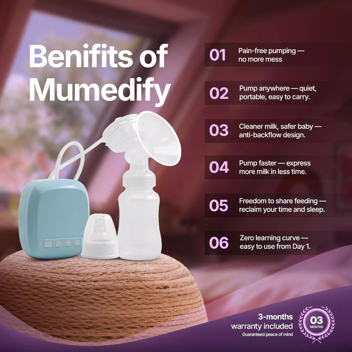 UltraComfort Electric Breast Pump β Fast, Gentle & Portable