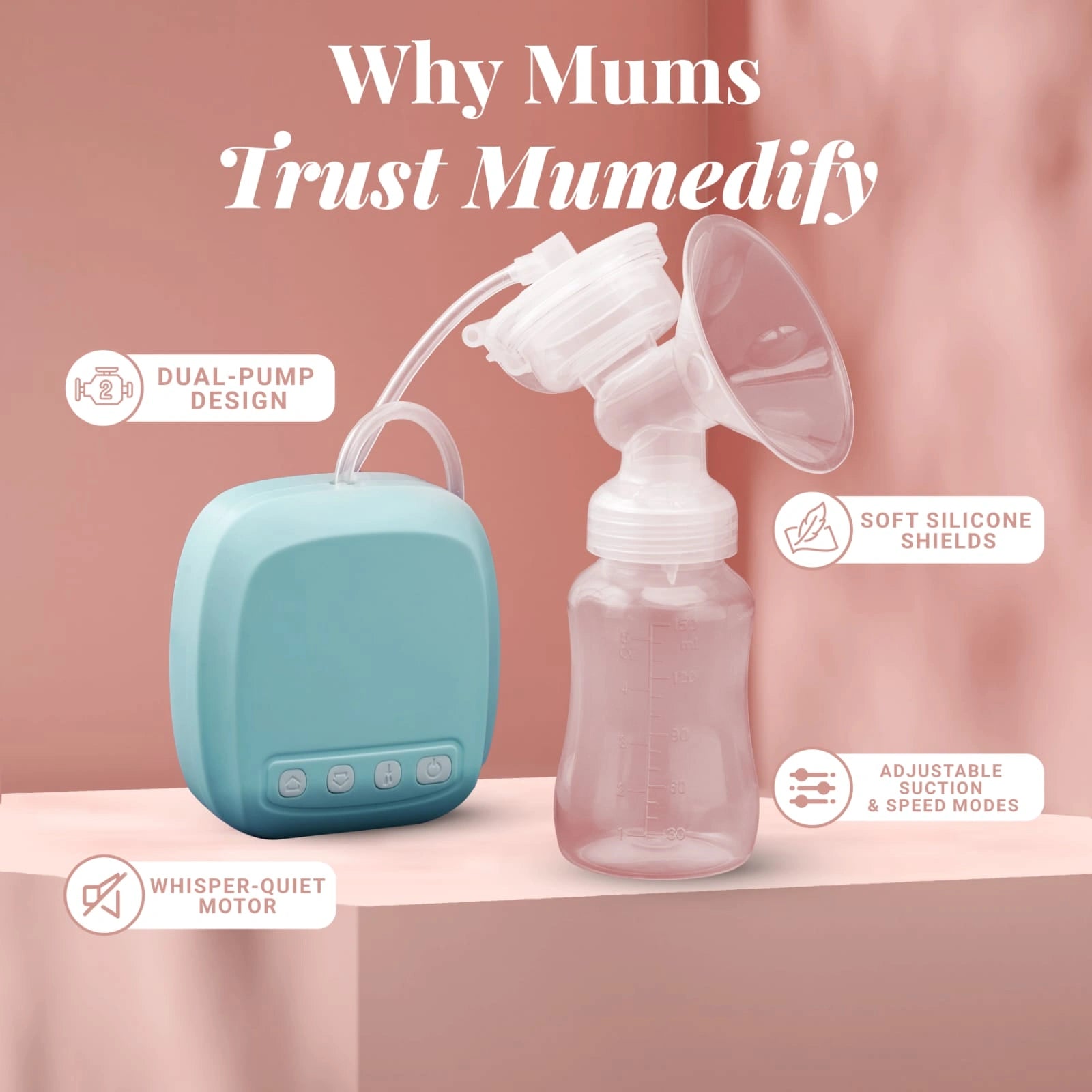Electric Breast Pump – Comfortable, Quiet & Efficient